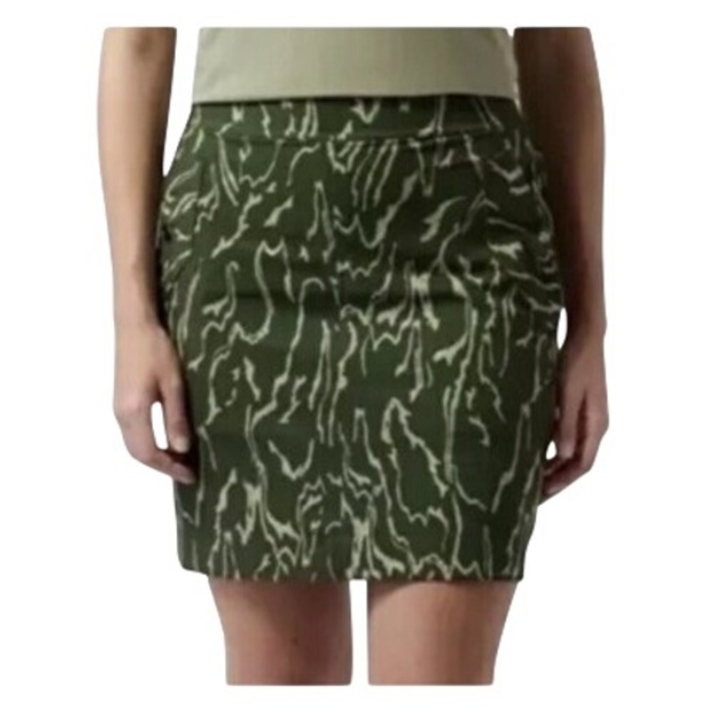Athleta‎ Womens 10 Voyage Eucalyptus Olive Green Vienna Cargo Skort